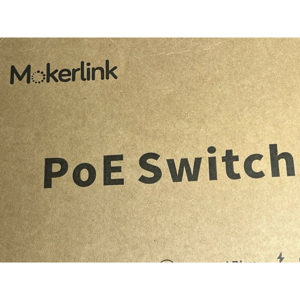 Mokerlink PoE Switch POE-F082G 10 Port Ethernet Switch with 8 Port New